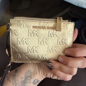 Michael Kors Dark Brown Leather Card Holder